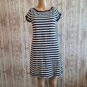 Banana Republic Striped T-Shirt Size S White/Black